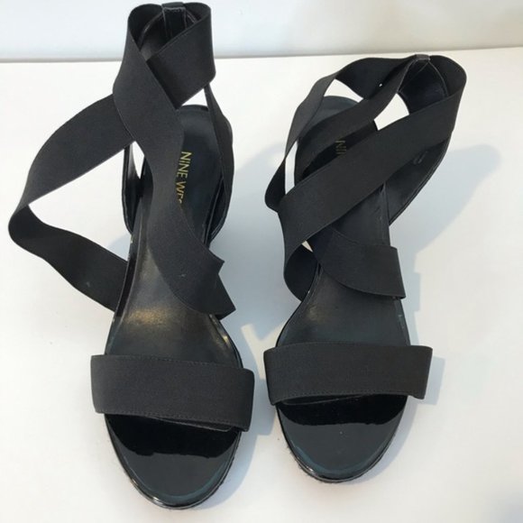 Nine West Strappy Sandals sz 8.5 - Picture 8 of 15